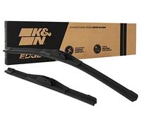 K&N EDGE Wiper Blades: All Weather Performance, Superior Windshield Contact, Streak-Free Wipe Technology: 24" + 18" (Pack of 2)