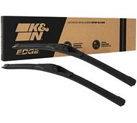 K&N EDGE Wiper Blades: All Weather Performance, Superior Windshield Contact, Streak-Free Wipe Technology: 22" (Pack of 2)