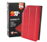K&N Engine Air Filter: Extended Life 24,000 Miles Replacement Air Filter: Compatible with 2018-2021 Jeep Wrangler JL and Gladiator, KNX-5076