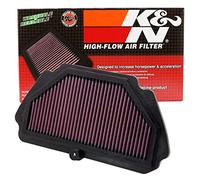 K&N Engine Air Filter: High Performance, Premium, Powersport Air Filter: Fits 2009-2019 KAWASAKI (Ninja ZX-6R, ZX-6R ABS, KRT Edition, 30th Anniversary, ZX600) KA-6009