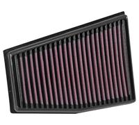 K&N Engine Air Filter: High Performance, Premium, Washable, Panel Filter: 2010-2015 (RS4, RS5, A4, A5), 33-3032, Black/purple