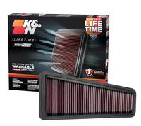 K&N Engine Air Filter: High Performance, Premium Washable, Replacement Filter: Compatible 2002-2015 Toyota Mid-size Truck and SUV V6 (4-Runner, Tacoma, Hilux, Land Cruiser, Prado, FJ Cruiser) 33-2281