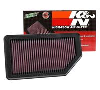K&N Engine Air Filter: Reusable, Clean Every 75,000 Miles, Washable, Premium, Replacement Car Air Filter: Compatible with 2011-2019 Kia/Hyundai L4 (Soul, Rio, Rio III, Rio5, Accent, Veloster), 33-2472