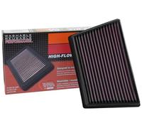 K&N Replacement air filter compatible with Land Rover Discovery Sport 2.0D 2015-/Range Rover Evoque 2.0D 2015-/Jaguar E-Pace 2.0 2017- (33-3073), Red