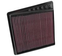 K&N Engine Air Filter: High Performance, Premium, Washable, Replacement Filter: Compatible with 2016-2019 Nissan Titan XD V8 , 33-5058