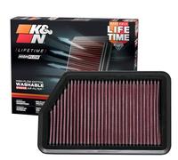 K&N Replacement Air Filter 33-2451 Long-life Premium Performance Fits Hyundai & Kia Heather Red