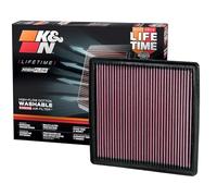 K&N Engine Air Filter: High Performance, Washable Replacement Filter: Compatible with 2007-2021 Ford/Lincoln Truck/SUV (F150, F150 Raptor, Expedition, Navigator, F250, F350, F450, F550, F650) 33-2385