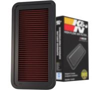 K&N Engine Air Filter: Increase Power & Acceleration, Washable, Premium, Replacement Car Air Filter: Compatible with 1999-2017 Chevrolet/GMC/Cadillac Truck and SUV V8, 33-2135