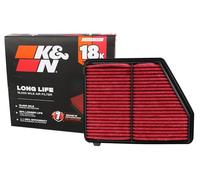 K&N Engine Air Filter: Long Life 18,000 Mile Replacement Air Filter: Compatible with 2016-2019 Honda Civic L4 2.0L, KNA-5045