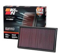 33-3005 K&N Air Panel Filter For VW Golf MK 7 VII 2.0 TSI R GTI Turbo