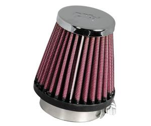 K&N Engineering Universal Round Tapered Air Filter Chrome End Cap RC-1060