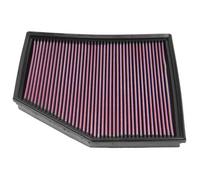 Air Filter Long-Life Square Fits BMW 5 Touring 6 Convertible K&N Filters 33-2294