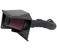 K&N Filters Performance Air Intake System + Air Filter Wrap Service Kit