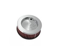 K and N RC-0850 Car and Motorcycle Universal Chrome Filter