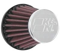 §K&N Universal Air Filter Round Conical Chrome§