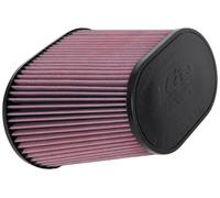 K&N Universal Clamp-On Air Intake Filter: High Performance, Premium, Washable, Replacement Filter: Flange Diameter: 4 In, Filter Height: 7.5 In, Flange Length: 1.5 In, Shape: Oval Tapered, RE-1040