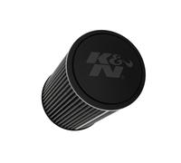 K&N Black Universal Dryflow Conical Air Filter 76mm flange, 152mm base, 133mm top, 229mm height (RU-3109HBK)