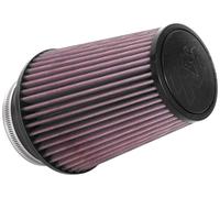 K&N High-Flow Original Lifetime Universal Clamp-On Air Filter: High Performance, Premium, Washable: Flange Diameter: 4 In, Filter Height: 7 In, Flange Length: 1.75 In, Shape: Round Tapered, RU-4680
