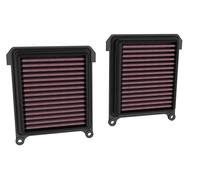 K&N HA-1120 Replacement Air Filter, Red