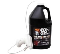 K&N Heavy Duty Air Filter Cleaner and Degreaser: Power Kleen; 1 Gallon; Restore Engine Air Filter Performance, 99-0638