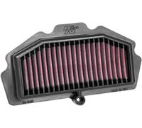 K&N High Flow Air Filter For Kawasaki EN 650 2015-2016 Black/Red