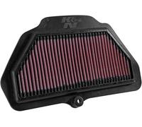K&N High Flow Air Filter For Kawasaki ZX-10 R 1000 2016-2024 Black/Red