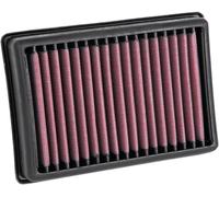 K&N High Flow Air Filter For Moto Guzzi AUDACE 1400 2015-2017 Black/Red