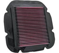 K&N High Flow Air Filter For Suzuki DL 1000 2002-2007 Black/Red