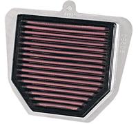 K&N High Flow Air Filter For Yamaha FZS 1000 2006-2014 Black/Red/Silver