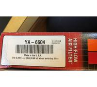 K&N High-flow air filter washable and reusable performance YA-6604 NEW
