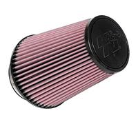 K&N High-Flow Original Lifetime Universal Clamp-On Air Filter: High Performance, Premium, Washable: Flange Diameter: 4 In, Filter Height: 8 In, Flange Length: 1.75 In, Shape: Round Tapered, RU-1027