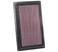 K&N High Flow Replacement Air Filter 33-2075 - Washable - Durable - Reusable