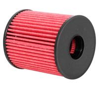 K&N Oil filter - High Performance-Series compatible with Ford, Landrover, Mini, Peugeot (HP-7024), Red