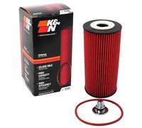 K&N Oil Filter - High Performance-Series compatible with Hyundai & Kia (HP-7046), Red