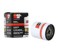 K&N Oil Filter - Spin-On 68x84mm compatible with Toyota, Scion, Suzuki, Pontiac, Chevrolet, Nissan, Daihatsu (HP-1003), Weiß