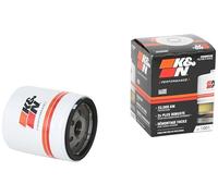 K&N Oil Filter - Spin-On 76x79mm compatible with Chevrolet, Pontiac, Saab, Buick, Oldsmobile, GMC (HP-1001)