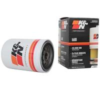 K&N Oil Filter - Spin-On 93x145mm compatible with Ford, Sterling Truck, Volkswagen, Audi, Mercury, Toyota, Land Rover, Dodge (HP-3001), Weiß