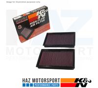 K&N Performance Air Filters Pair x2 Mercedes 6.2 V8 W204 C63 AMG CLS63 E63 ML63