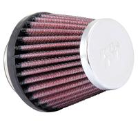 K&N Power Air Filter For Motorcycles WIDE 45-49MM RC-1090