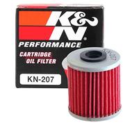 K&N Powersports Oil Filter - Cartridge 38x44mm compatible with Beta, Kawasaki, Suzuki, LML (KN-207)