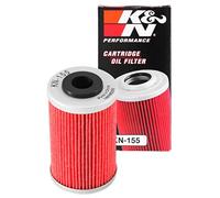 K&N Powersports Oil Filter - Cartridge 41x69mm compatible with KTM, Husqvarna, Husaberg, Polaris, Beta (KN-155), Black