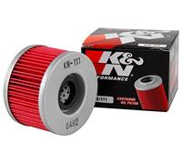 K&N Powersports Oil Filter - Cartridge 69x45mm compatible with Honda (KN-111), Black