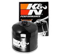 K&N Powersports Oil Filter - Spin-On 83x94mm compatible with Kawasaki, Honda (KN-202)