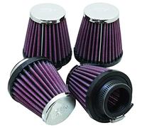 §K&N Universal Air Filter Round Conical Chrome§
