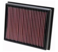 K&N 33-3080 High Flow Replacement Air Filter - Washable and Reusable