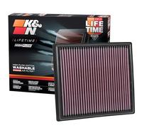 K&N Replacement air filter compatible with Dodge Ram 2500, 3500, 4500, 5500 2013-2016 (33-5005)