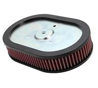 K&N Replacement air filter compatible with H/D Screamin Eagle Ventilator element (HD-0910), Black, Pack of 1