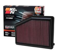 K&N Replacement air filter compatible with Honda Civic 1.8 2012-2015 (33-2468), Heather Red
