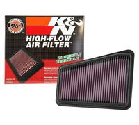 K&N Replacement air filter compatible with KIA Stinger GT 3.3 Twin Turbo 2018- (left) (33-5067)
