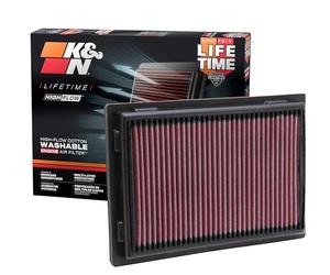 K&N Replacement air filter compatible with Lexus ES300H 2.5 2013-2016, LS460 4.6 2007-2015, LS600H 5.0 2008- & Toyota Avalon 2.5 2013-2016 / RAV4 excl. Hybrid 2013- / Camry Hybrid 2012-2016 (33-2381